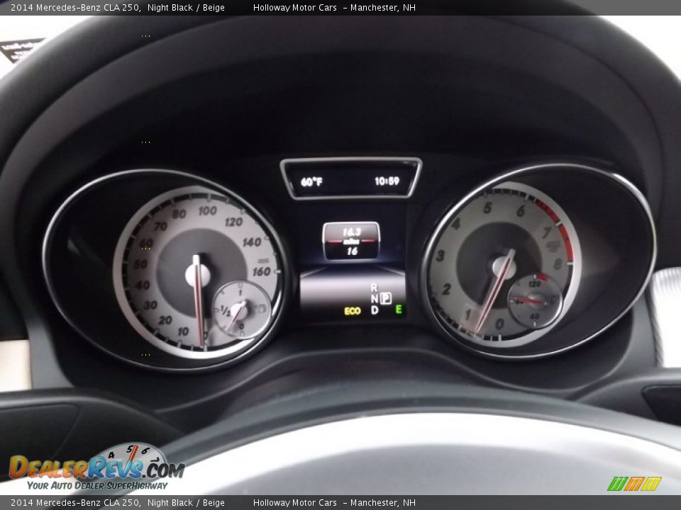 2014 Mercedes-Benz CLA 250 Night Black / Beige Photo #8