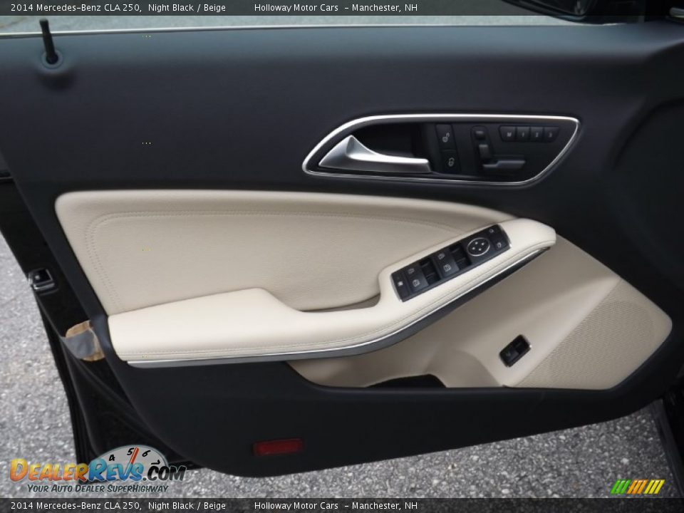 2014 Mercedes-Benz CLA 250 Night Black / Beige Photo #11