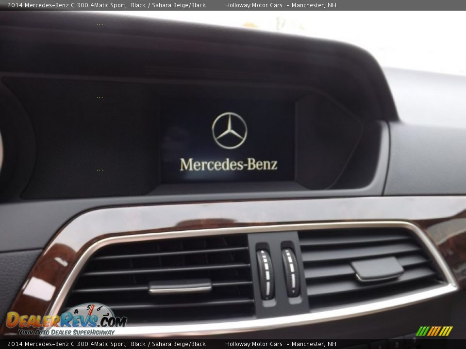 2014 Mercedes-Benz C 300 4Matic Sport Black / Sahara Beige/Black Photo #9