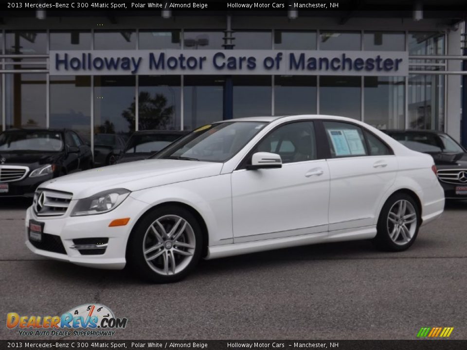 2013 Mercedes-Benz C 300 4Matic Sport Polar White / Almond Beige Photo #1