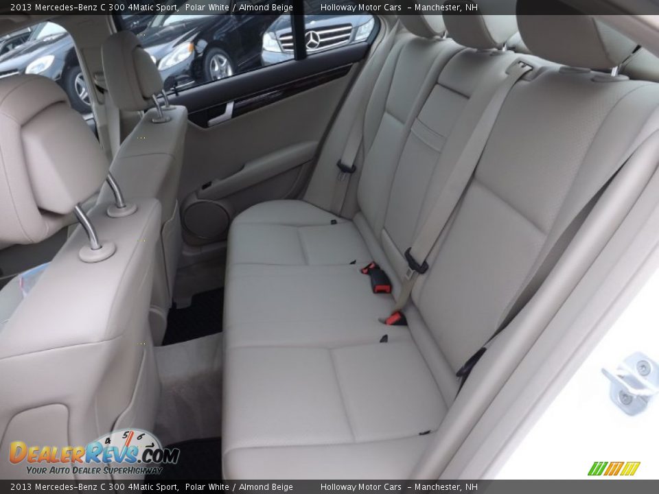 2013 Mercedes-Benz C 300 4Matic Sport Polar White / Almond Beige Photo #6