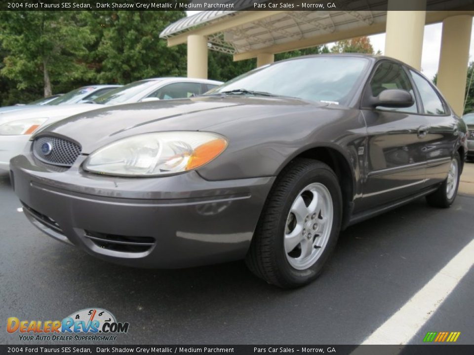 2004 Ford Taurus SES Sedan Dark Shadow Grey Metallic / Medium Parchment Photo #1