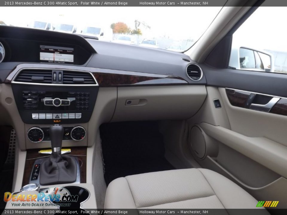 2013 Mercedes-Benz C 300 4Matic Sport Polar White / Almond Beige Photo #8