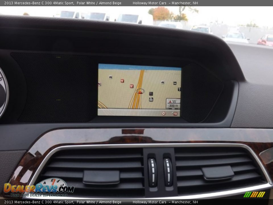 2013 Mercedes-Benz C 300 4Matic Sport Polar White / Almond Beige Photo #9