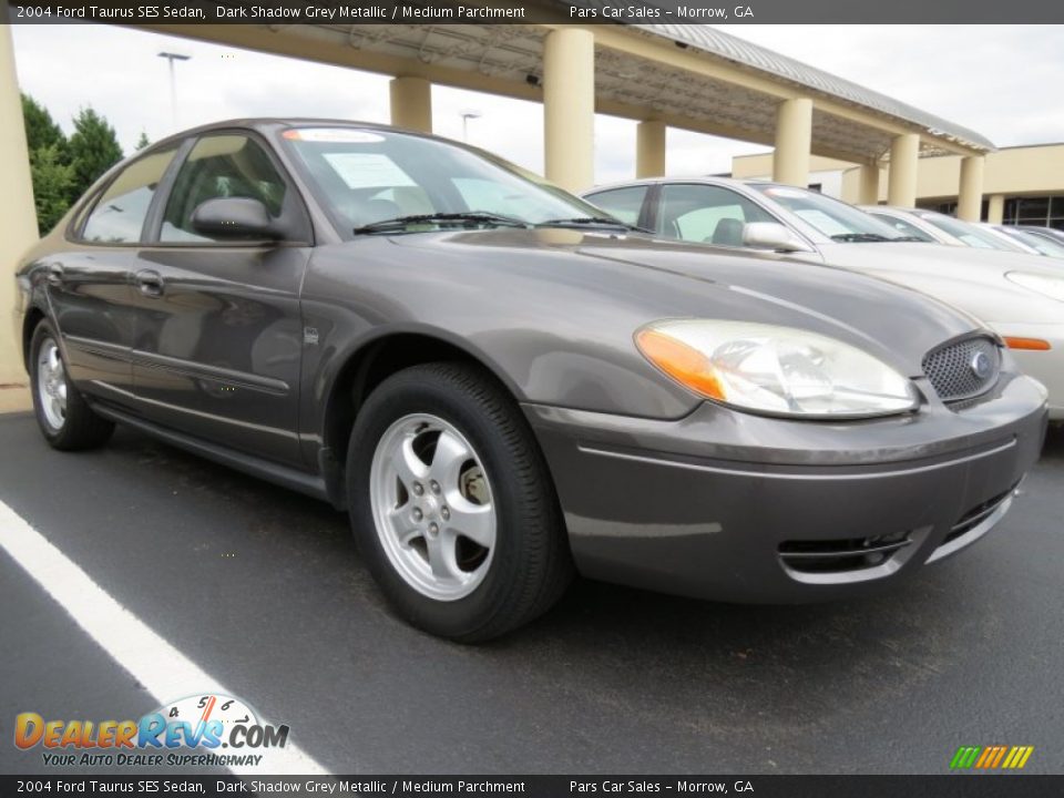 2004 Ford Taurus SES Sedan Dark Shadow Grey Metallic / Medium Parchment Photo #4