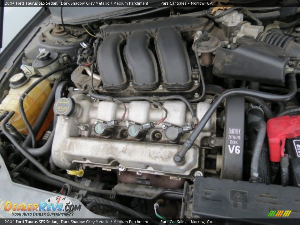 2004 Ford Taurus SES Sedan Dark Shadow Grey Metallic / Medium Parchment Photo #13