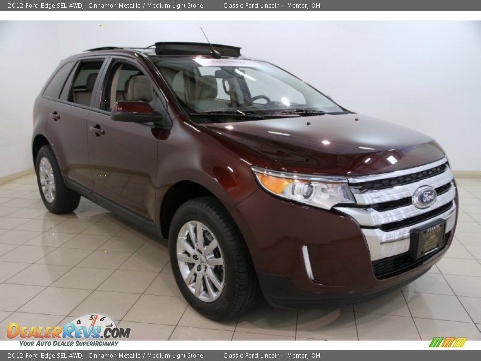 2012 Ford Edge SEL AWD Cinnamon Metallic / Medium Light Stone Photo #1