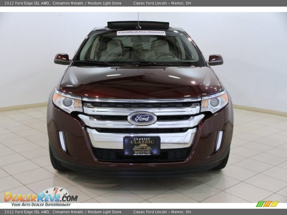 2012 Ford Edge SEL AWD Cinnamon Metallic / Medium Light Stone Photo #2