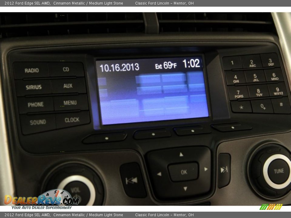 Controls of 2012 Ford Edge SEL AWD Photo #9