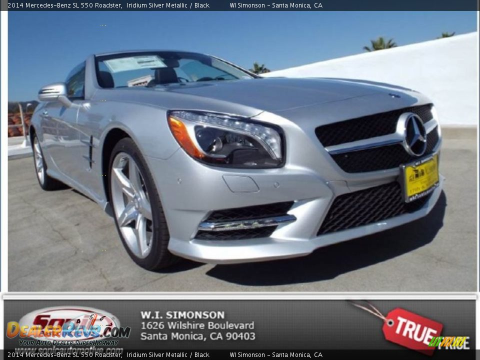 2014 Mercedes-Benz SL 550 Roadster Iridium Silver Metallic / Black Photo #1