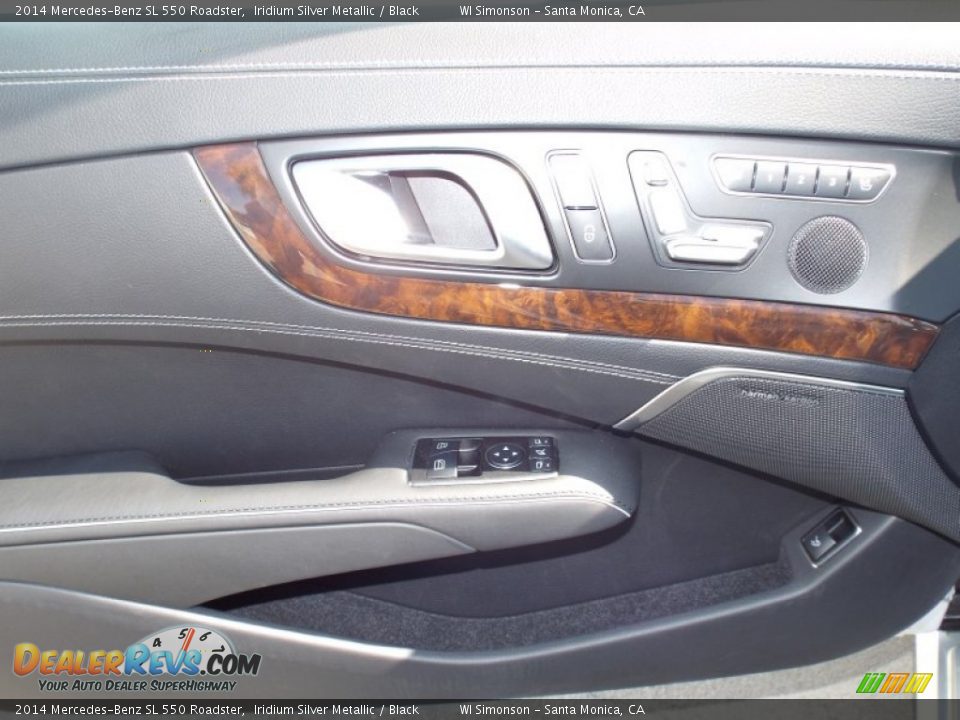 2014 Mercedes-Benz SL 550 Roadster Iridium Silver Metallic / Black Photo #4