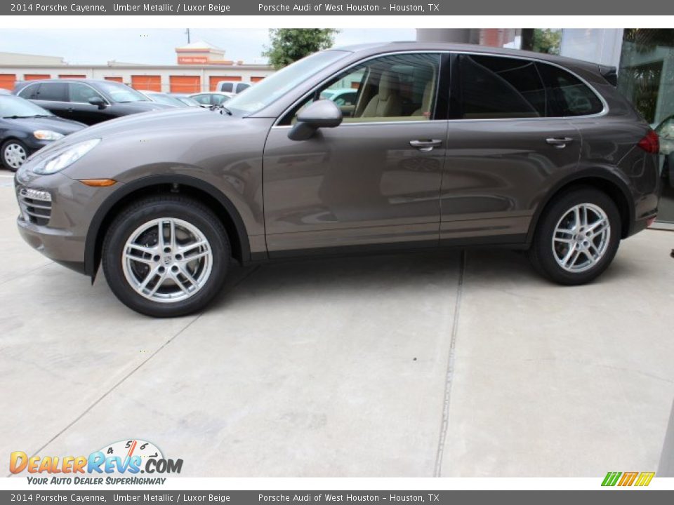 2014 Porsche Cayenne Umber Metallic / Luxor Beige Photo #4