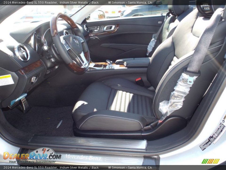 2014 Mercedes-Benz SL 550 Roadster Iridium Silver Metallic / Black Photo #5