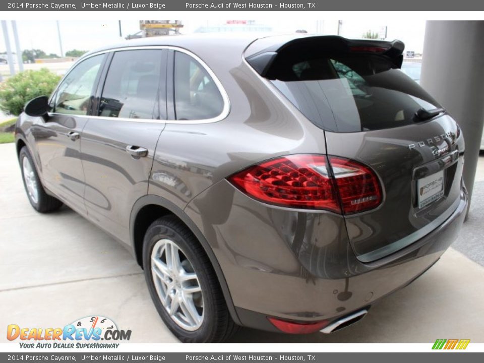 2014 Porsche Cayenne Umber Metallic / Luxor Beige Photo #5