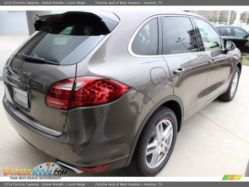 2014 Porsche Cayenne Umber Metallic / Luxor Beige Photo #7