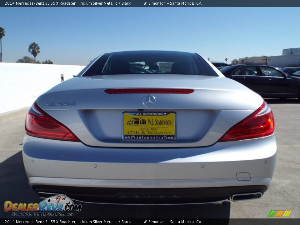 2014 Mercedes-Benz SL 550 Roadster Iridium Silver Metallic / Black Photo #9