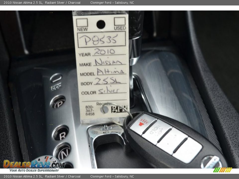 2010 Nissan Altima 2.5 SL Radiant Silver / Charcoal Photo #26