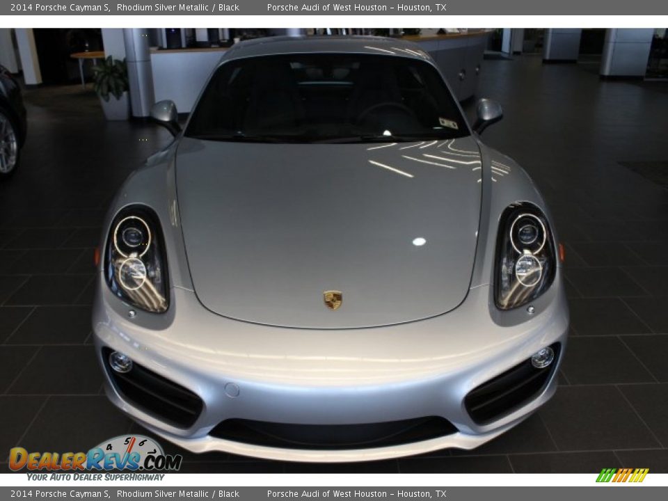 Rhodium Silver Metallic 2014 Porsche Cayman S Photo #2