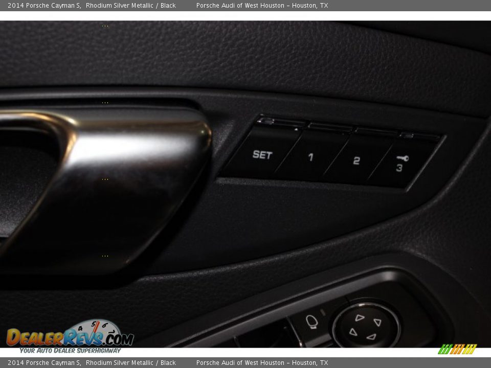 2014 Porsche Cayman S Rhodium Silver Metallic / Black Photo #11