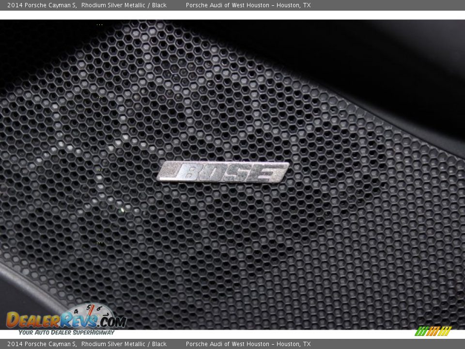 2014 Porsche Cayman S Rhodium Silver Metallic / Black Photo #12