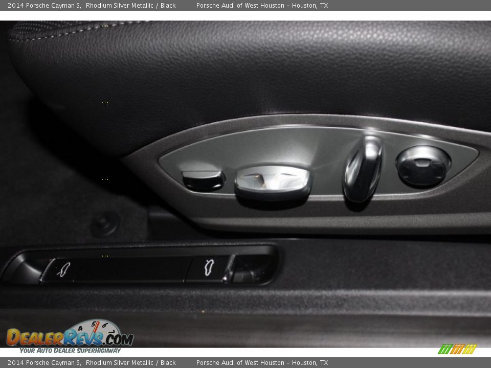 2014 Porsche Cayman S Rhodium Silver Metallic / Black Photo #15