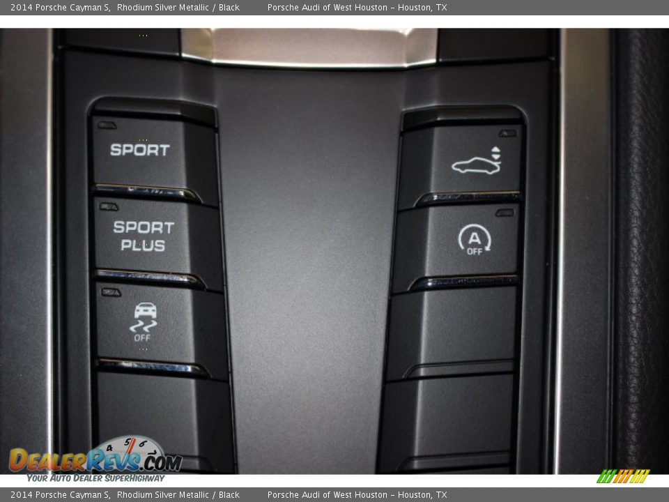 2014 Porsche Cayman S Rhodium Silver Metallic / Black Photo #23