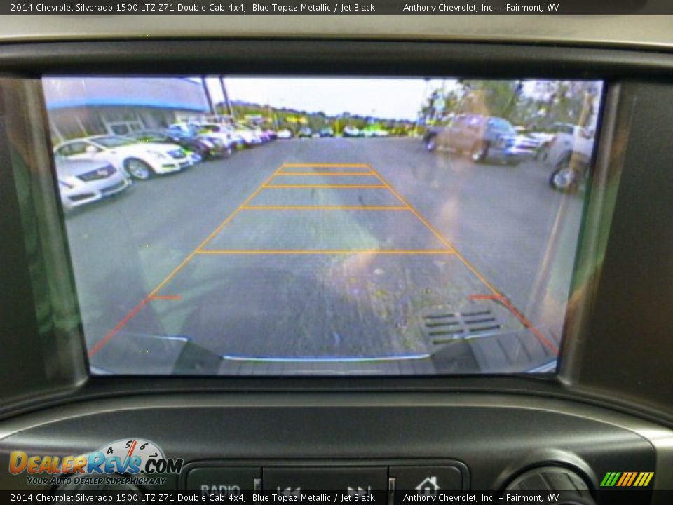 2014 Chevrolet Silverado 1500 LTZ Z71 Double Cab 4x4 Blue Topaz Metallic / Jet Black Photo #18