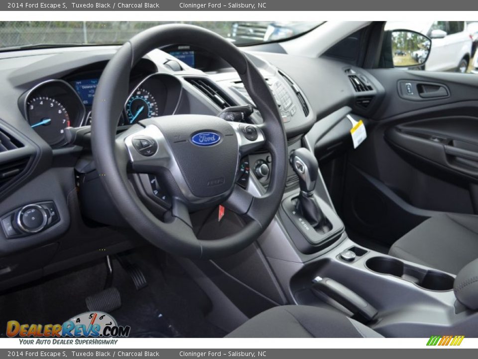 2014 Ford Escape S Tuxedo Black / Charcoal Black Photo #6