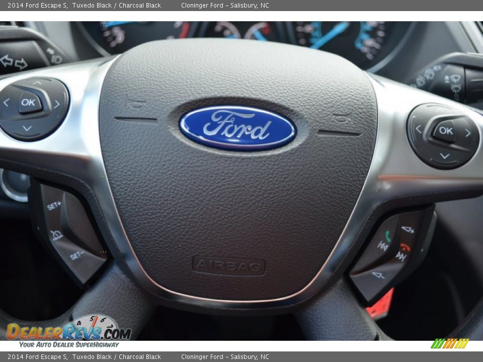 2014 Ford Escape S Tuxedo Black / Charcoal Black Photo #15