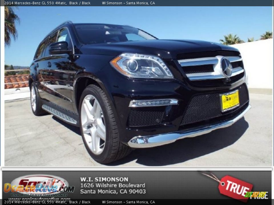 2014 Mercedes-Benz GL 550 4Matic Black / Black Photo #1