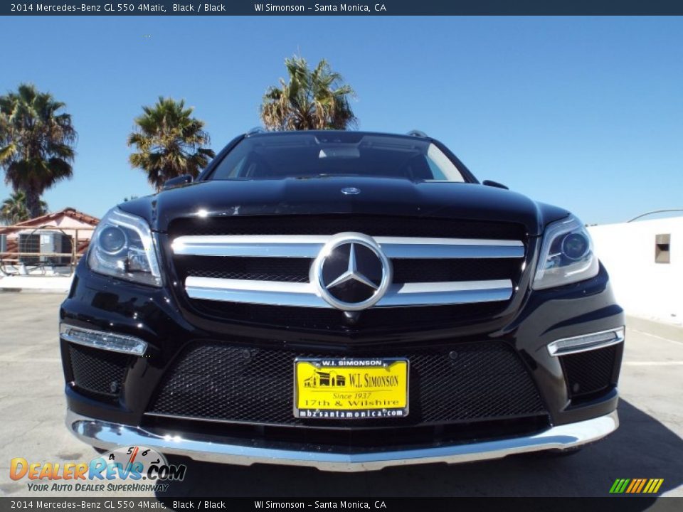 2014 Mercedes-Benz GL 550 4Matic Black / Black Photo #2
