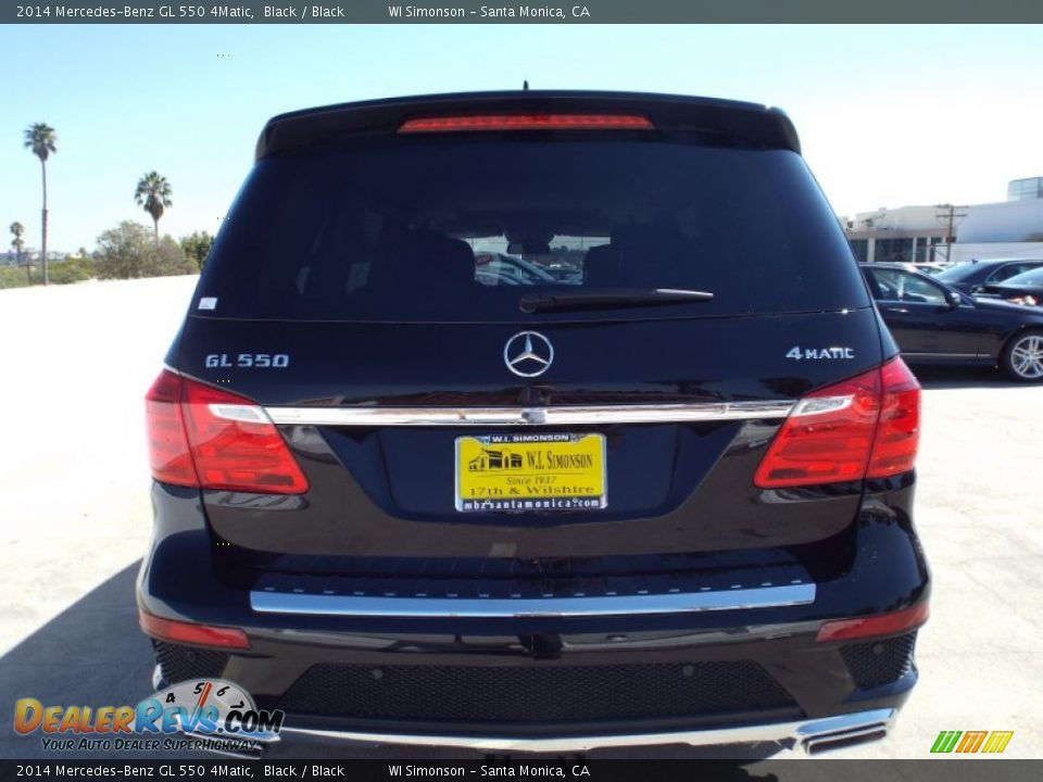 2014 Mercedes-Benz GL 550 4Matic Black / Black Photo #5