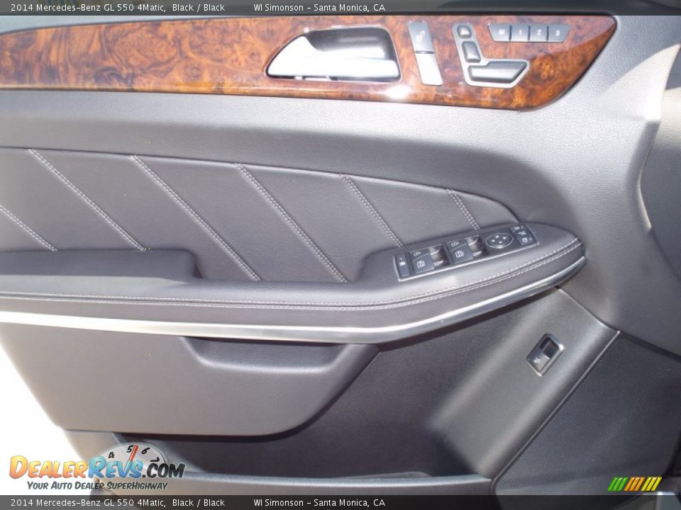 2014 Mercedes-Benz GL 550 4Matic Black / Black Photo #6