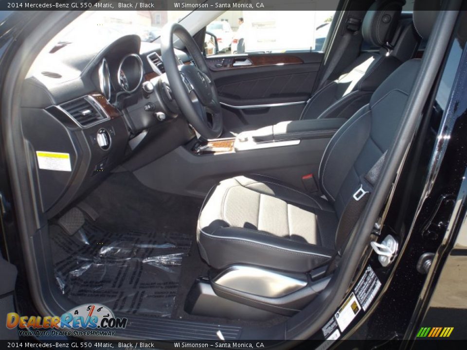 2014 Mercedes-Benz GL 550 4Matic Black / Black Photo #7