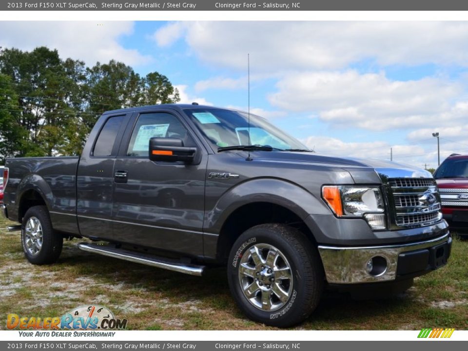 2013 Ford F150 XLT SuperCab Sterling Gray Metallic / Steel Gray Photo #1