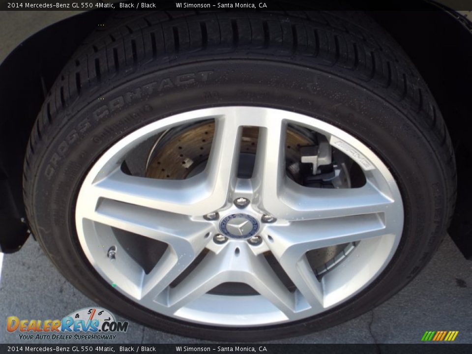 2014 Mercedes-Benz GL 550 4Matic Black / Black Photo #10