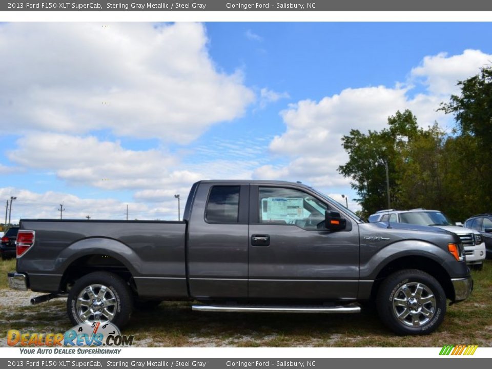 2013 Ford F150 XLT SuperCab Sterling Gray Metallic / Steel Gray Photo #2