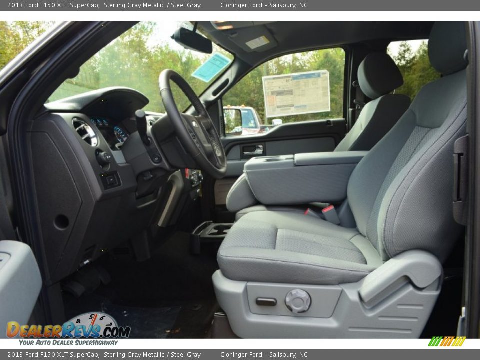 2013 Ford F150 XLT SuperCab Sterling Gray Metallic / Steel Gray Photo #5