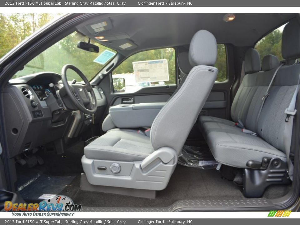 2013 Ford F150 XLT SuperCab Sterling Gray Metallic / Steel Gray Photo #7