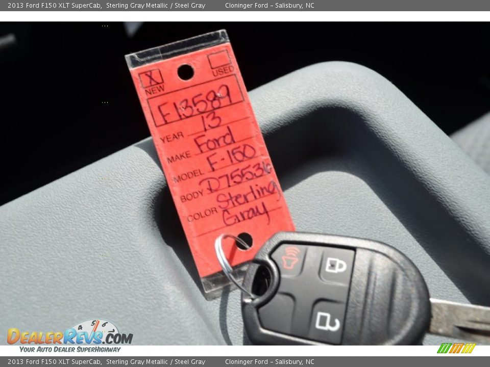2013 Ford F150 XLT SuperCab Sterling Gray Metallic / Steel Gray Photo #17