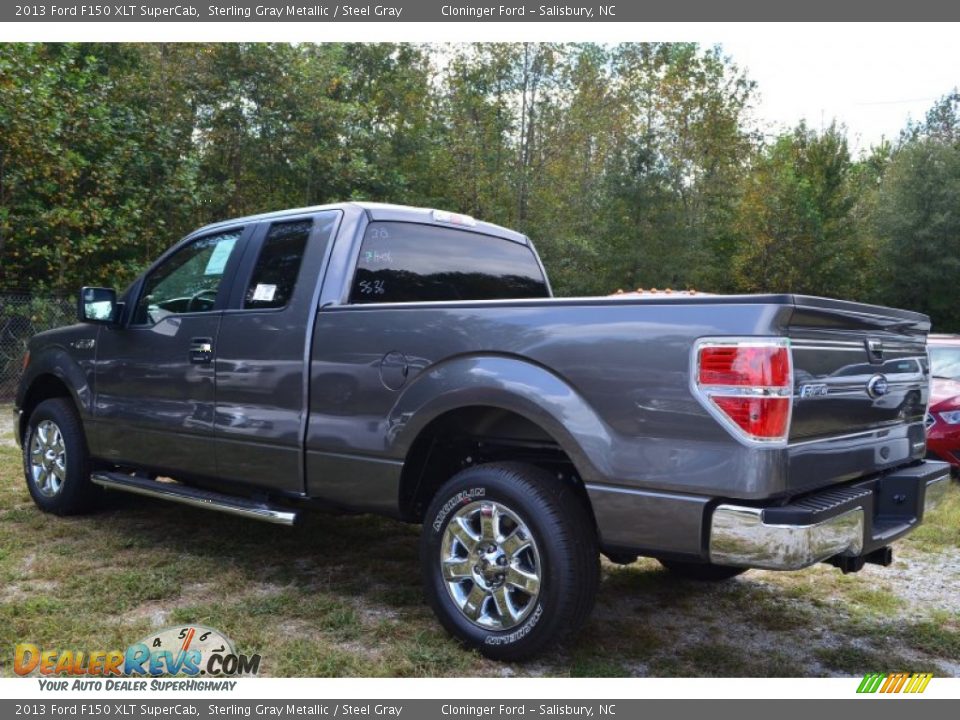 2013 Ford F150 XLT SuperCab Sterling Gray Metallic / Steel Gray Photo #18