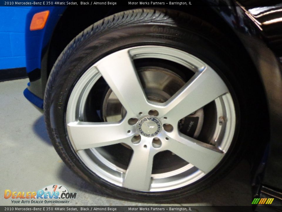 2010 Mercedes-Benz E 350 4Matic Sedan Black / Almond Beige Photo #12