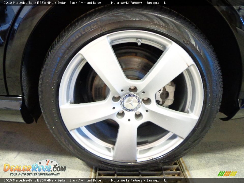 2010 Mercedes-Benz E 350 4Matic Sedan Black / Almond Beige Photo #13