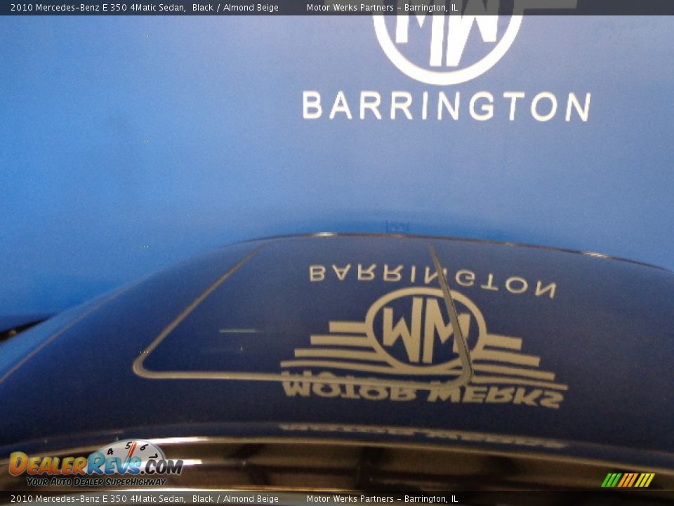 2010 Mercedes-Benz E 350 4Matic Sedan Black / Almond Beige Photo #14