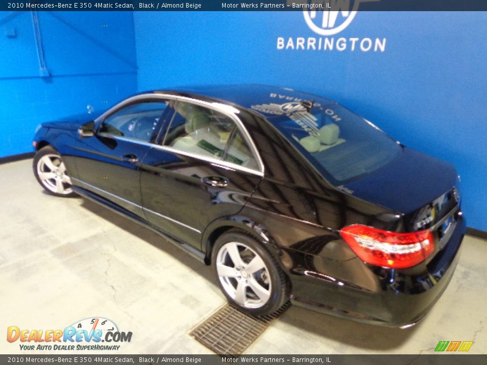 2010 Mercedes-Benz E 350 4Matic Sedan Black / Almond Beige Photo #15