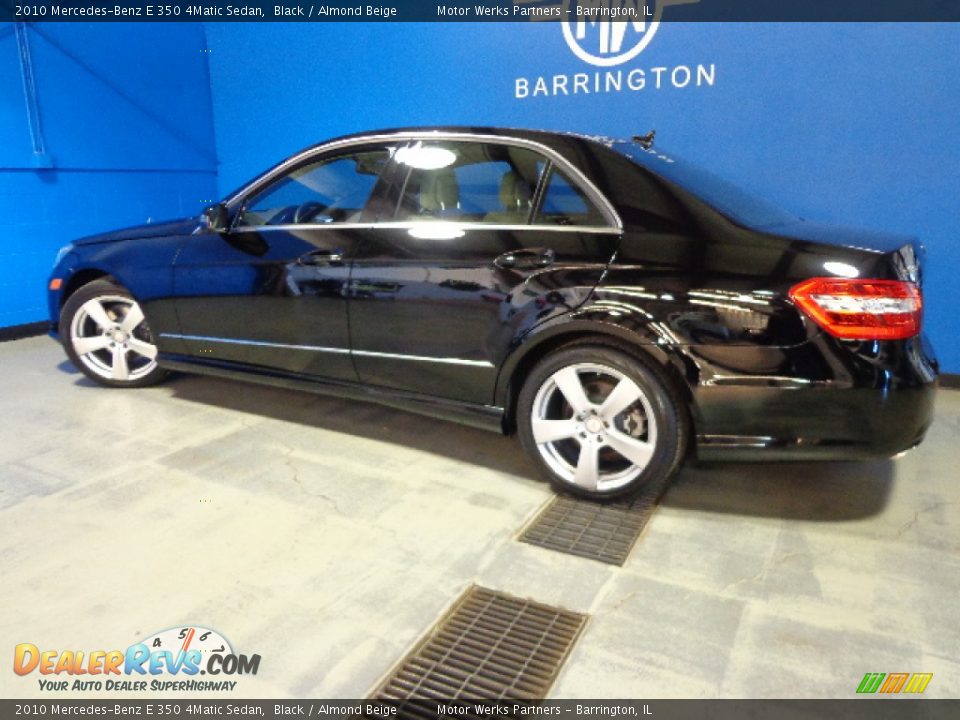 2010 Mercedes-Benz E 350 4Matic Sedan Black / Almond Beige Photo #16