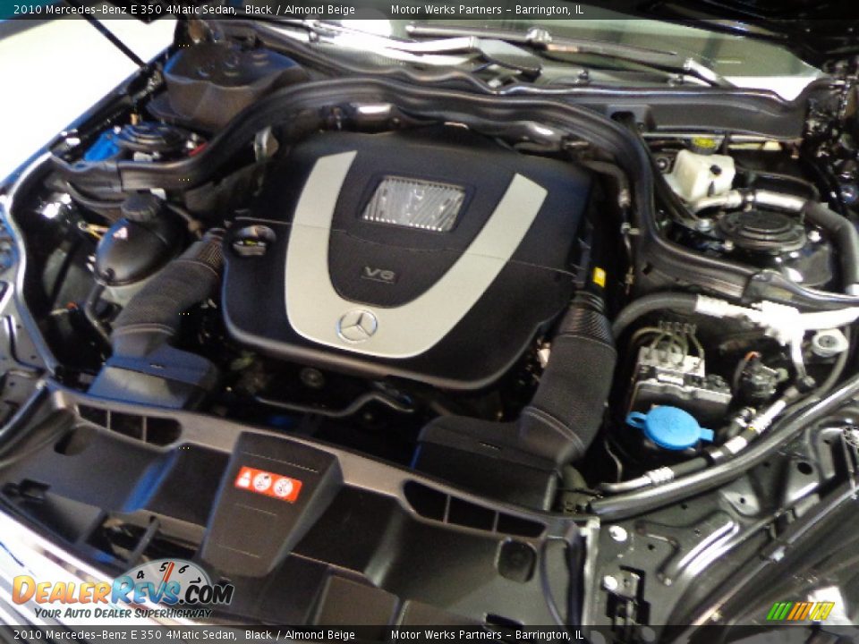 2010 Mercedes-Benz E 350 4Matic Sedan Black / Almond Beige Photo #17