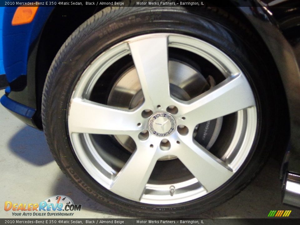 2010 Mercedes-Benz E 350 4Matic Sedan Black / Almond Beige Photo #20
