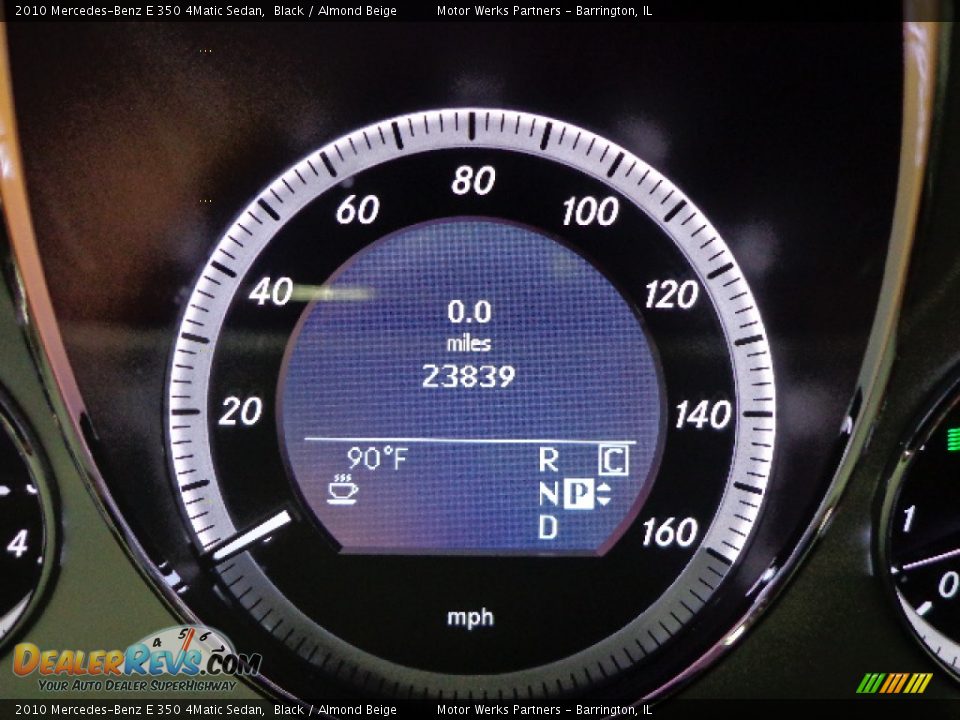 2010 Mercedes-Benz E 350 4Matic Sedan Black / Almond Beige Photo #26