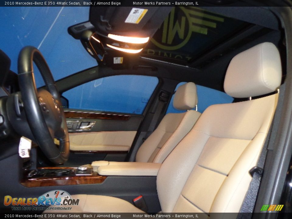 2010 Mercedes-Benz E 350 4Matic Sedan Black / Almond Beige Photo #29